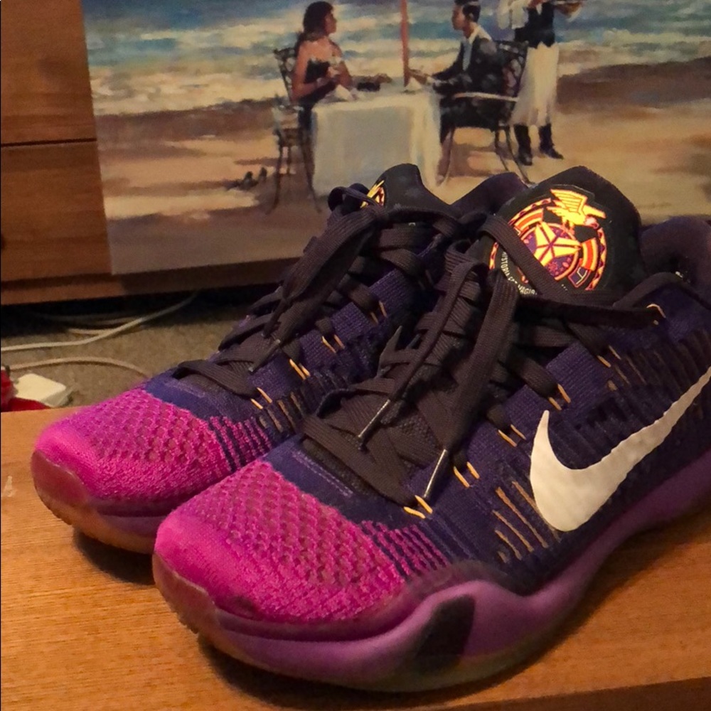 Nike Kobe 10 Purple Gold